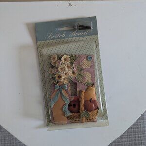 COTTAGECORE FRUIT BASKET VINTAGE LIGHT SWITCH COVER